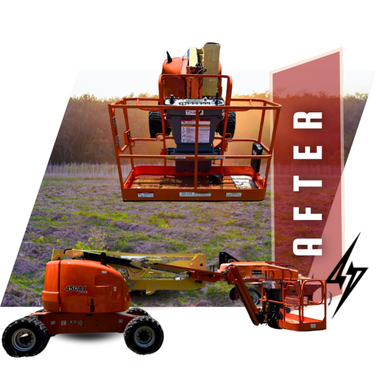 450AJ JLG Boom After