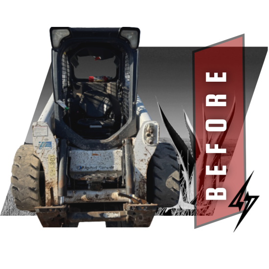 Bobcat Skid Steer Front Before